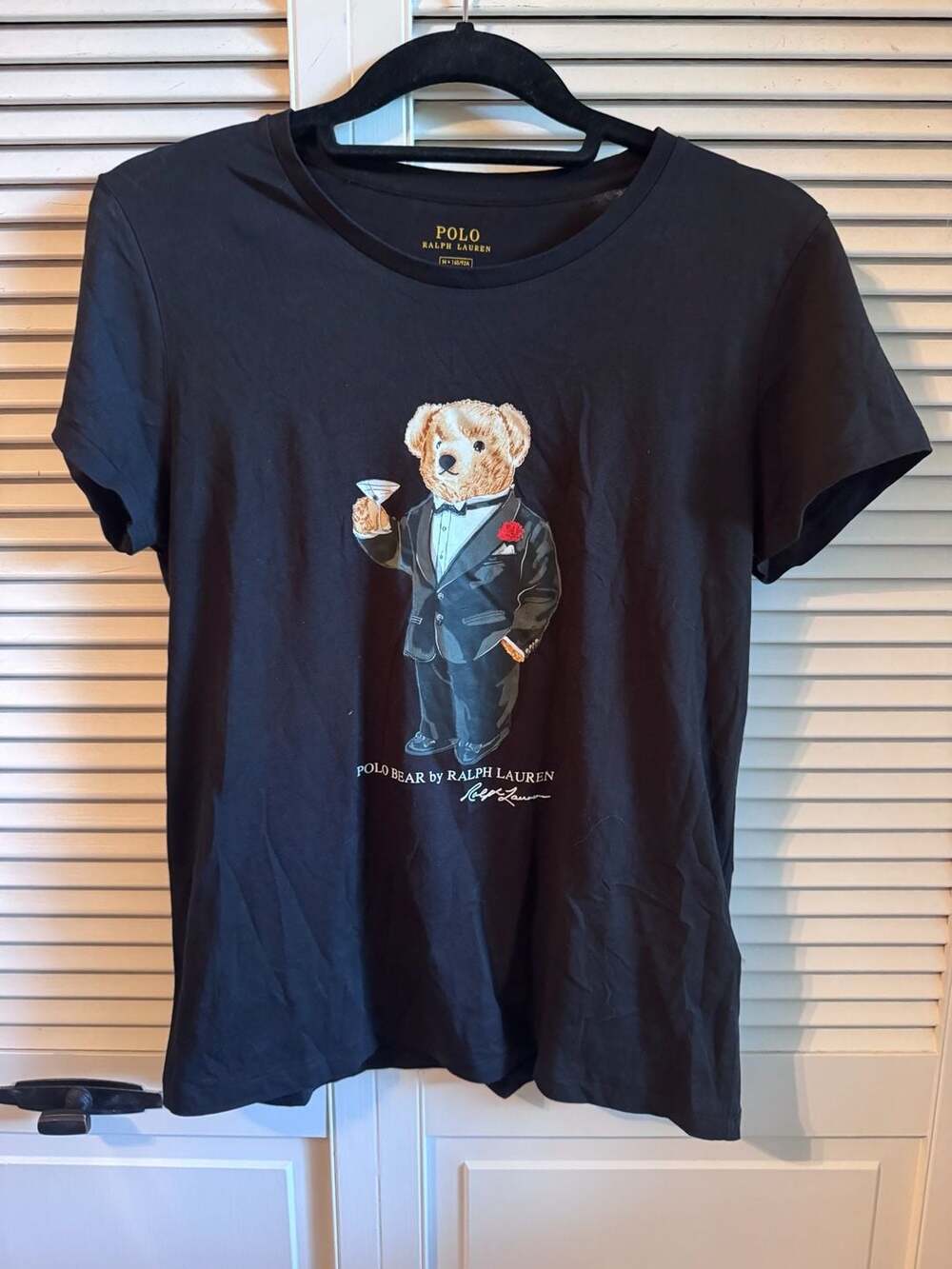 Polo Ralph Lauren Martini Tuxedo Bear Graphic T-Shirt